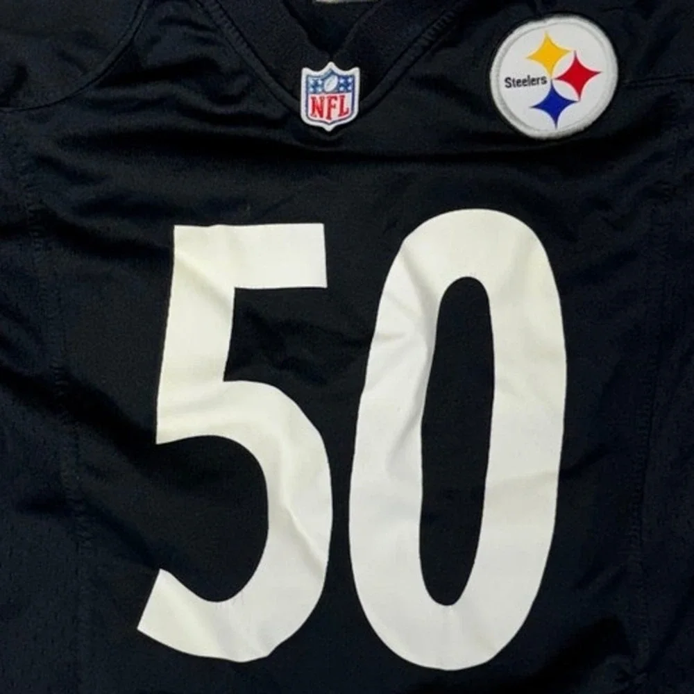 Nike Pittsburgh Steelers Ryan Shazier 50 Football Jersey Youth Small Black NFL